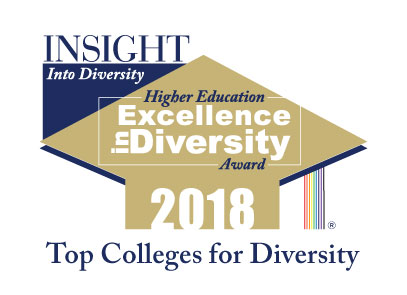Insight Into Diversity Top Colleges for Diversity 2018 badge